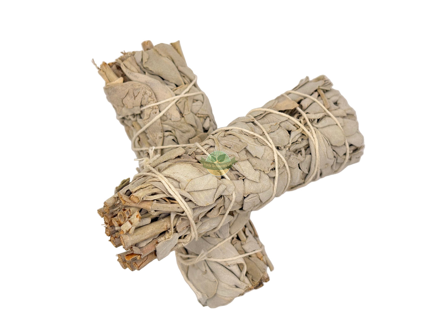 SAGE SMUDGE STICK WHITE- 4 INCHES- PACK OF 3