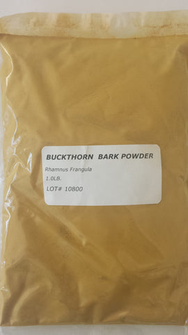 BUCKTHORN BARK POWDER - Trade Technocrats Ltd