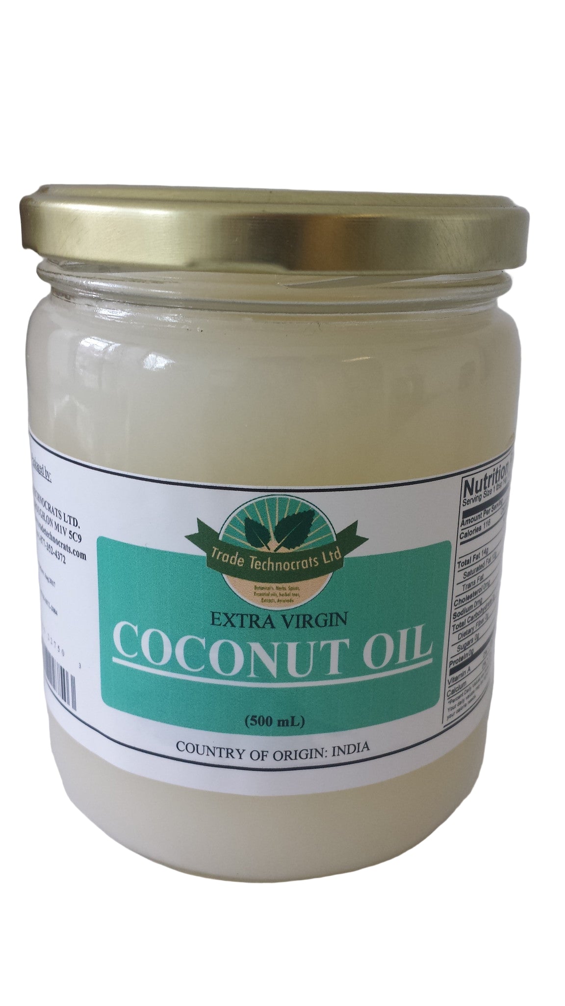 COCONUT OIL (EXTRA VIRGIN) 450ml - Trade Technocrats Ltd